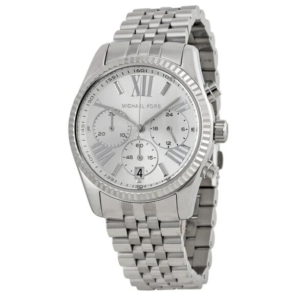 Michael Kors Accessories - Michael Kors Lexington Chronograph Stainless Steel Ladies Watch MK5555
